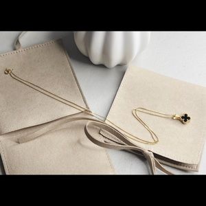 🚫SOLD — Black Clover Necklace